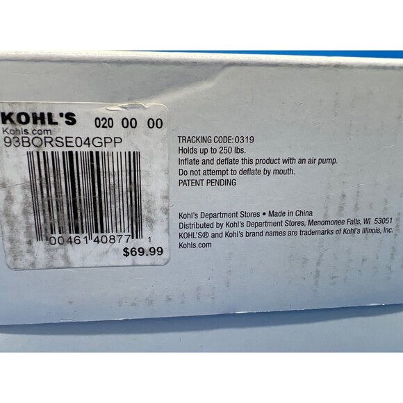 The Big One Glitter & Pom Inflatable Chair - Picture 6 of 6